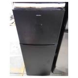 Amana 4.6 cu. ft. Mini Fridge with Dual Door True Freezer in Black