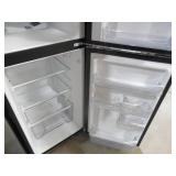 Galanz 4.6 cu. ft. Retro Mini Fridge with Dual Door True Freezer in Black