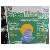GREEN MACHINE 500CFM Black Solar Powered Roof Mount Exhaust Fan