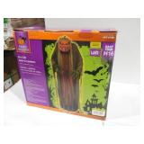 HOME ACCENTS 6 FOOT JACK-O-LANTERN LED LIGHT UPSHOWS NO USE - LOOKS TO BE COMPLETE