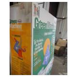 GREEN MACHONE 500 CFM Black Solar Powered Roof Mount Exhaust Fan