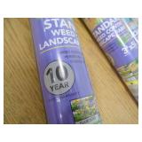 Lot of 4 Rolls Weed Barrier