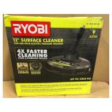 RYOBI 12 in. 2,300 PSI Electric Pressure Washers Surface Cleaner in good condition