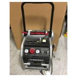 Husky 4.5 Gal. Portable Electric-Powered Silent Air Compressor in good condition