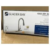 Glacier Bay Nottely Touchless Single-Handle Pull-Down Kitchen Faucet with TurboSpray and FastMount in Stainless Steel in good condition