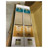 White Cordless 1 in. Vinyl Blind 27 in. W x 72 in. L not used