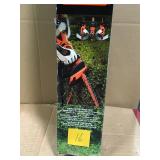 BLACK+DECKER 24 in. 3.3-Amp Corded Electric Hedge Hog Trimmer with Rotating Handle in good condition
