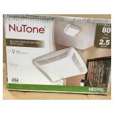 NuTone 80 CFM Ceiling Bathroom Exhaust Fan with Light in good condition