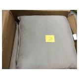 Arden Selections 24 x 24 Tan Hamilton Texture 2-Piece Deep Seating Outdoor Lounge Chair Cushion