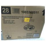 Hampton Bay Mix and Match Brown Stackable Sling Outdoor Dining Chair in Emerald Coast (2-Pack) not used