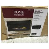Home Decorators Collection 42 in. Infrared Wall Mount Electric Fireplace in Black MISSING PCS