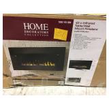 Home Decorators Collection 42 in. Infrared Wall Mount Electric Fireplace in Black MISSING PCS