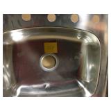 Glacier Bay Drop-In Stainless Steel 25 in. 4-Hole Single Bowl Kitchen Sink SEE PICS DAMAGE