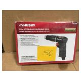 Husky H4310 (988 900) Pneumatic 3/8" Keyed Chuck Reversible Drill  in good condition
