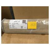 Ottomanson Jardin Collection Solid Brown 3 ft. x 7 ft. Indoor/Outdoor Runner Rug not used