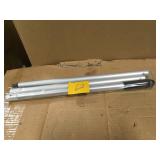 Kraft Tool Co. 60 in. Aluminum Snap Style Broom Handle (3-Piece) not used