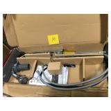 Glacier Bay Pavilion Single-Handle Pull-Down Kitchen Faucet with TurboSpray and FastMount and Soap Dispenser in Chrome  in good condition