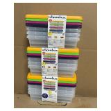 Wham 0.85 Qt. Organizer Boxes (Set of 4) not used
