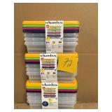 Wham 0.85 Qt. Organizer Boxes (Set of 4) not used