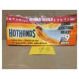 HeatMax HotHands Heated Insole Foot Warmers not used