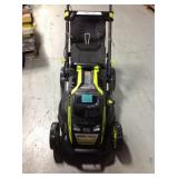 RYOBI 20 in. 40-Volt Brushless Lithium-Ion Cordless Self-Propelled Walk Behind Mower  Battery and charger are not  Included in good conditions