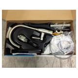 MOEN Noell Single-Handle Standard Kitchen Faucet with Side Sprayer in Spot Resist Stainless in good conditions
