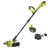 RYOBI ONE+ 18-Volt Lithium-Ion Cordless String Trimmer/Edger - 4.0 Ah Battery and Charger Included in good condition