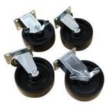 Husky 5 in. Black PP Caster Kit not used
