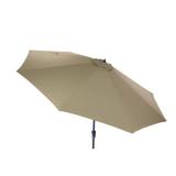 Hampton Bay Crestridge 10 ft. Steel Market Patio Umbrella in Sling  in good condition