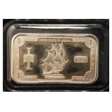 1 TROY OZ. .999 FINE SILVER BAR