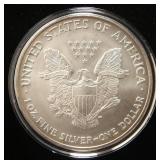2003 AMERICAN SILVER EAGLE 1 TROY OZ. .999 FINE SILVER IN AIRTITE