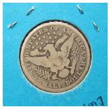 1908-O BARBER SILVER HALF DOLLAR