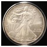 2009 AMERICAN SILVER EAGLE 1 TROY OZ. .999 FINE SILVER IN AIRTITE