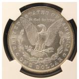 1883-O MORGAN SILVER DOLLAR MS63 NGC