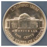 1956 JEFFERSON NICKEL MS65 ANACS