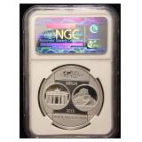 2013 CHINA SILVER PANDA WORLD MONEY FAIR BERLIN PF70 NGC
