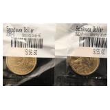 2 UNCIRCULATED SACAGAWEA DOLLARS 2003 2003-D