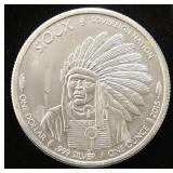 2015 SIOUX $1 SOVEREIGN NATION 1 TROY OZ. .999 FINE SILVER