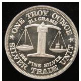 1 TROY OZ. .999 FINE SILVER ARIZONA MINT
