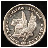 1 TROY OZ. .999 FINE SILVER VINTAGE TRADE UNIT
