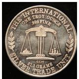 1 TROY OZ. .999 FINE SILVER VINTAGE TRADE UNIT