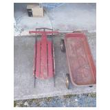 WAGON AND SLED LOT