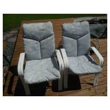(2) MATCHING PATIO CHAIRS