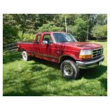 1997 FORD F250 EXTENDED CAB POWER STROKE DIESEL 4X4 PICK UP TRUCK