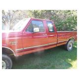 1997 FORD F250 EXTENDED CAB POWER STROKE DIESEL 4X4 PICK UP TRUCK