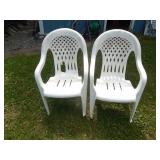 (2) MATCHING LAWN CHAIRS