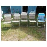 (5) LAWN CHAIRS