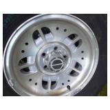 (4) MATCHING RIMS AND TIRES