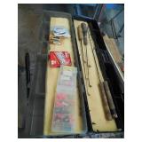 ICE ROD BOX WITH CONTENTS