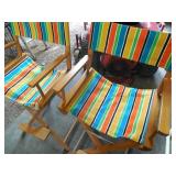 (2) HIGH TOP FOLDING CHAIRS